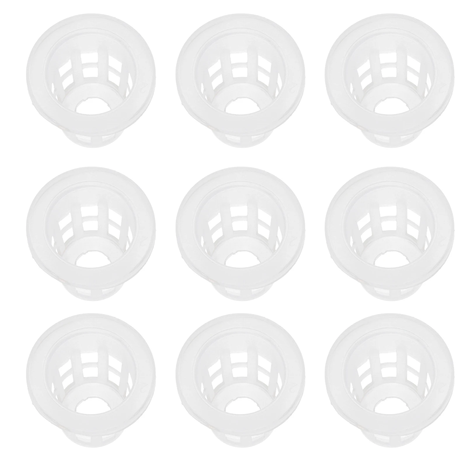 

100 Pcs Planting Basket Root Control Device Net Pots Hydroponic Hydroponics Cup Mesh Garden Slotted Flowerpot Cups