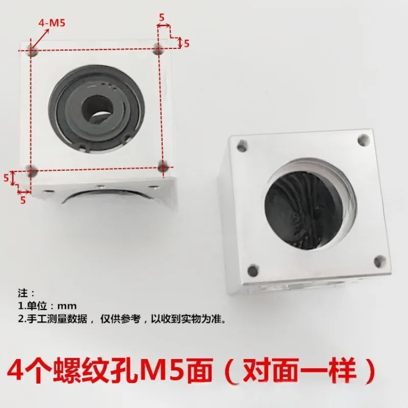 57 * 57 Small Bevel Tooth Rotator 90 Degree Speed Ratio 1:1 Right Angle Transmission Gear Box Shaft Hole Keyway Hexagonal D Hole
