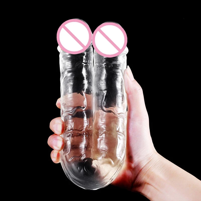 380mm Long Double Head Dildo Realistic Penis Double End Dildos Anal Plug Big Penis for Women Lesbian Masturbator Adult Sex Toys