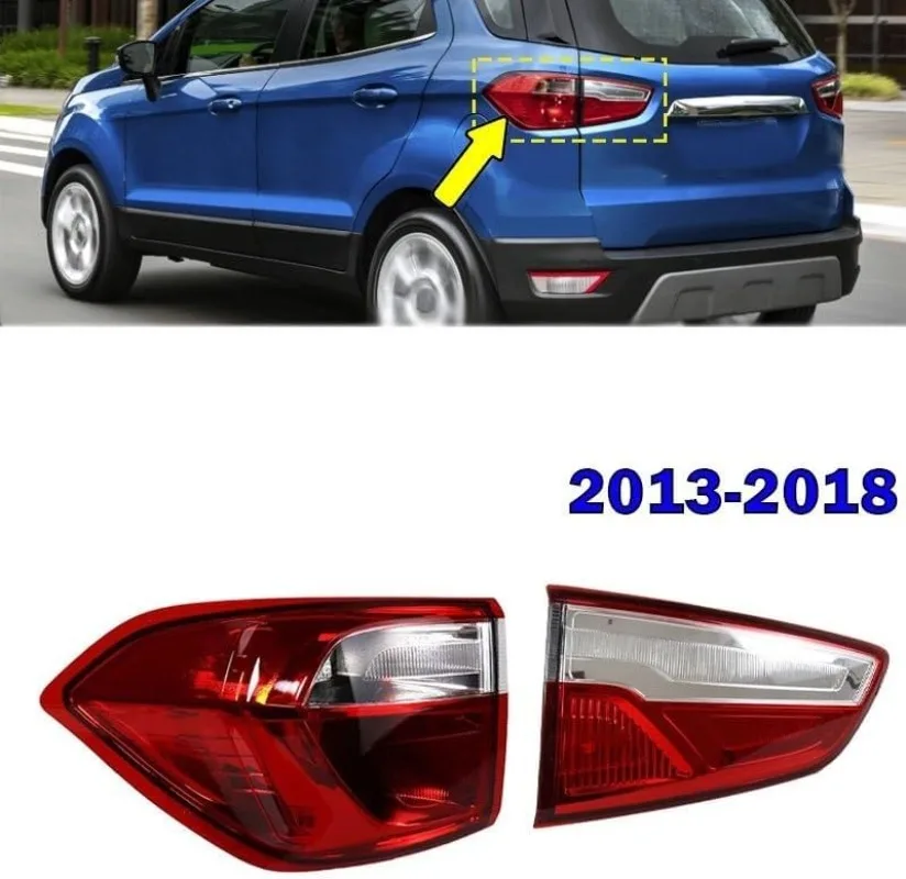 

For Ford Ecosport 2013 2014 2015 2016 2017 2018 Car Halogen Tail light Rear Bumper Light Stop Brake Lamp Turn Signal Warning