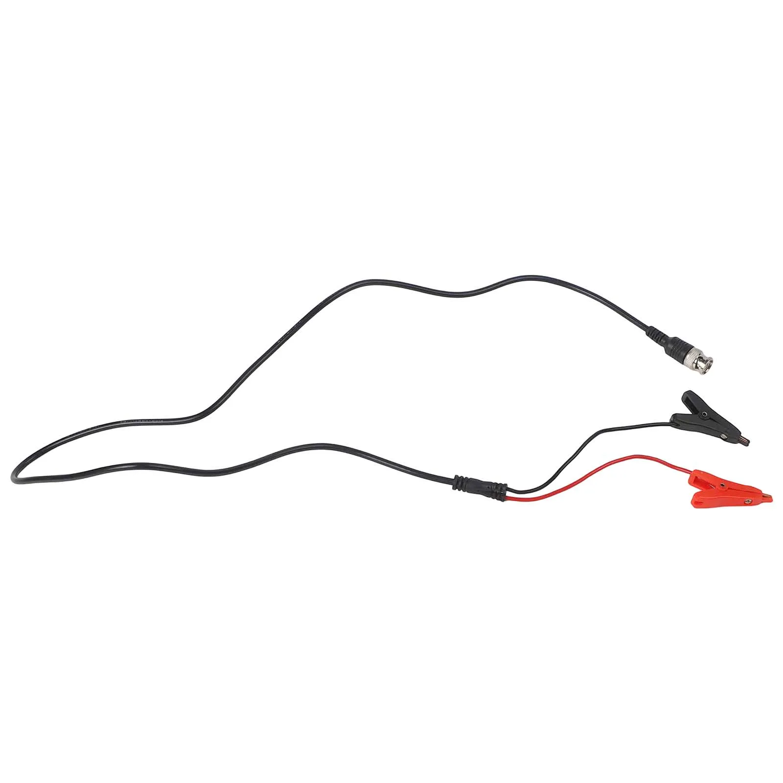 Oscilloscope Compatible Cable with Pure Copper BNC Male to Kelvin Clip Test Leads for Reliable Electrical Measurement