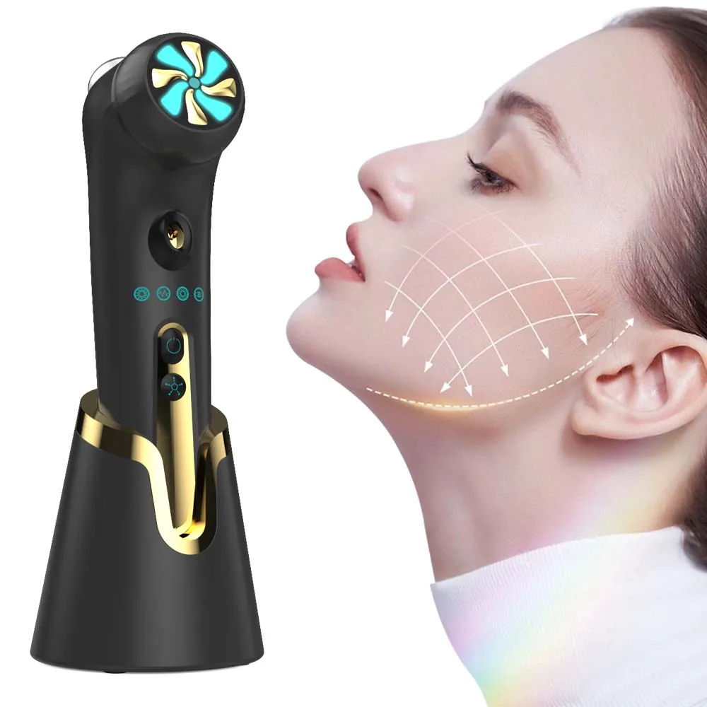 

Easy Use Hand Held ABS Facial Beauty Device for Face Skin Tightening & Rejuvenation Everyday Skin Care