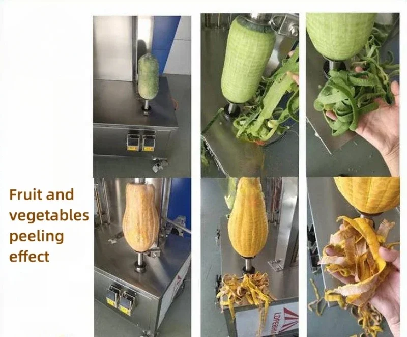 Watermelon Peeler Machine Pumpkin Pineapple Papaya Peeling Machine Skin Removing Machines