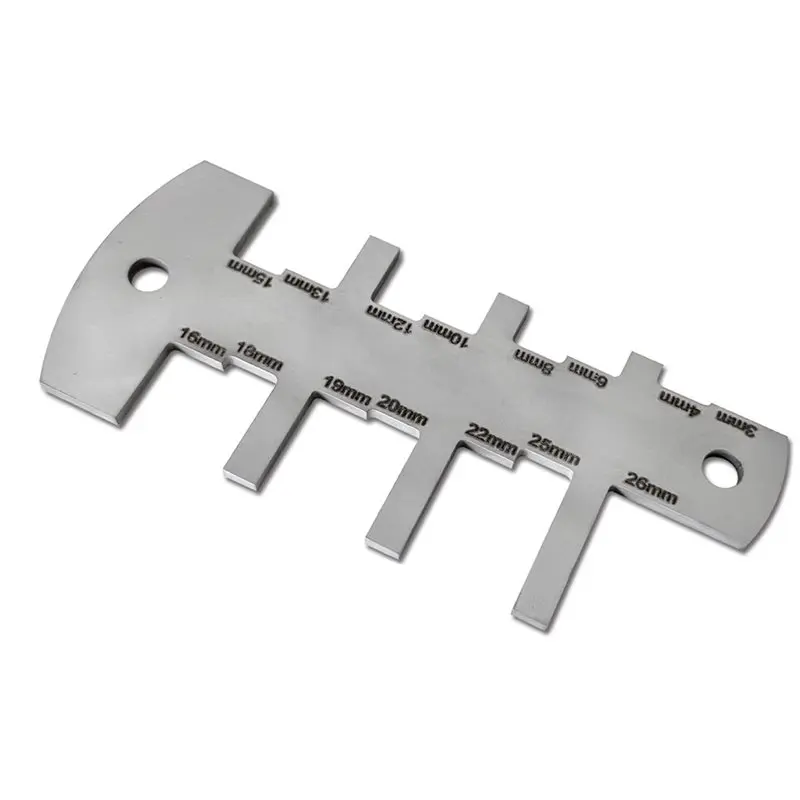 AB13-Table Saw Height Gauge - Aluminum Router Depth Gauge For Woodworking Measuring Tools Setup Cutting Blade From 3 To 26Mm