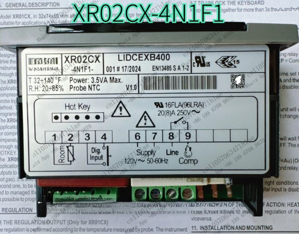 1pcs  New Controller XR02CX-4N1F1 XR60CX-4N1F1 XR03CX-4N1C0 XR03CX-4N0F1
