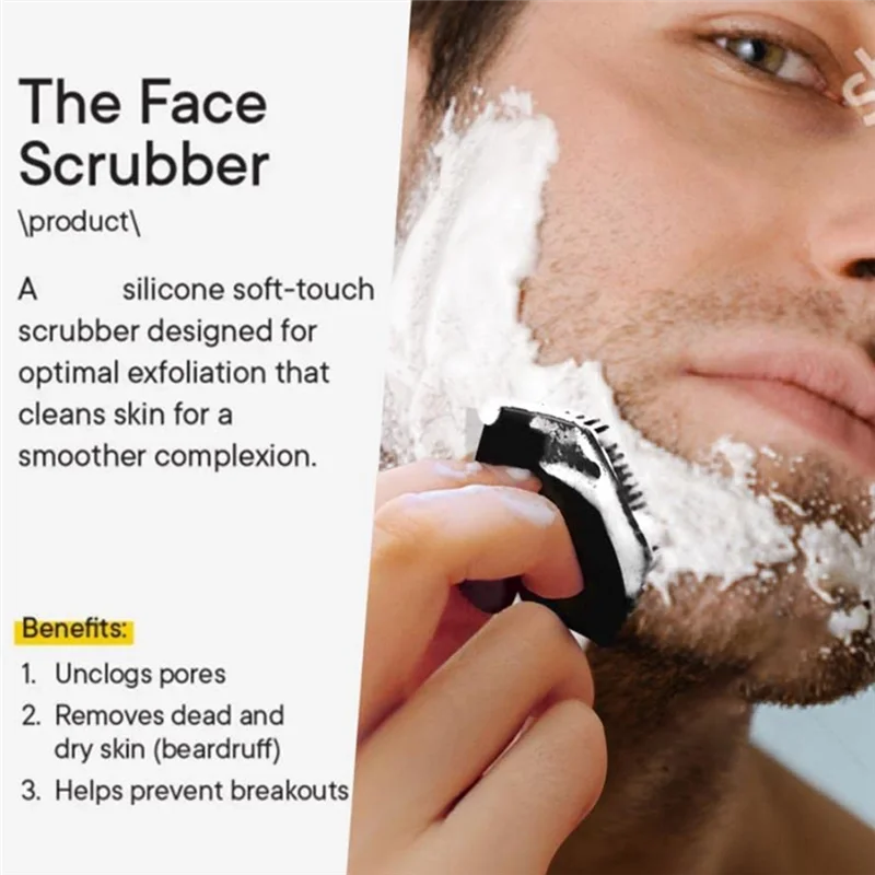 2 ชิ้นซิลิโคน Face Scrubber, ซิลิโคนนุ่มแปรงทําความสะอาดผิวหน้าทําความสะอาดรูขุมขนนวดหน้าแปรงทําความสะอาด