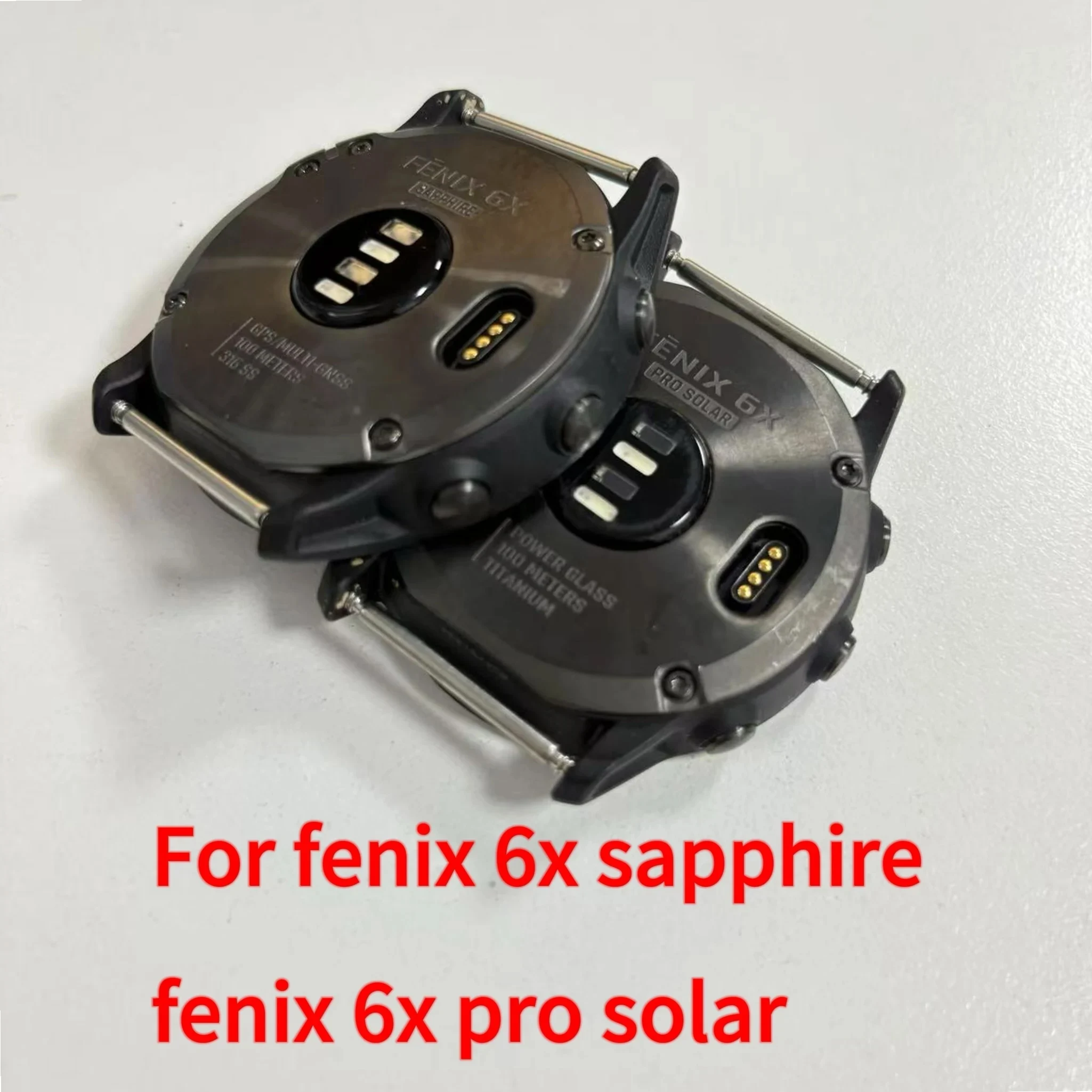 

Для GARMIN Fenix 6x Sapphire Fenix 6x Pro задняя крышка на солнечной батарее без аккумулятора GPS задняя крышка ремонт
