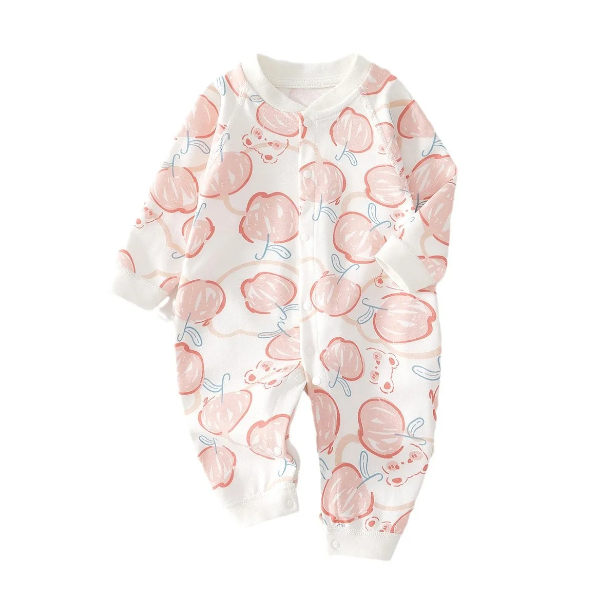 

Infant Clothing Category A Newborn Baby Category A One-Piece Suit Spring and Autumn Anyang Children's Clothing Outings