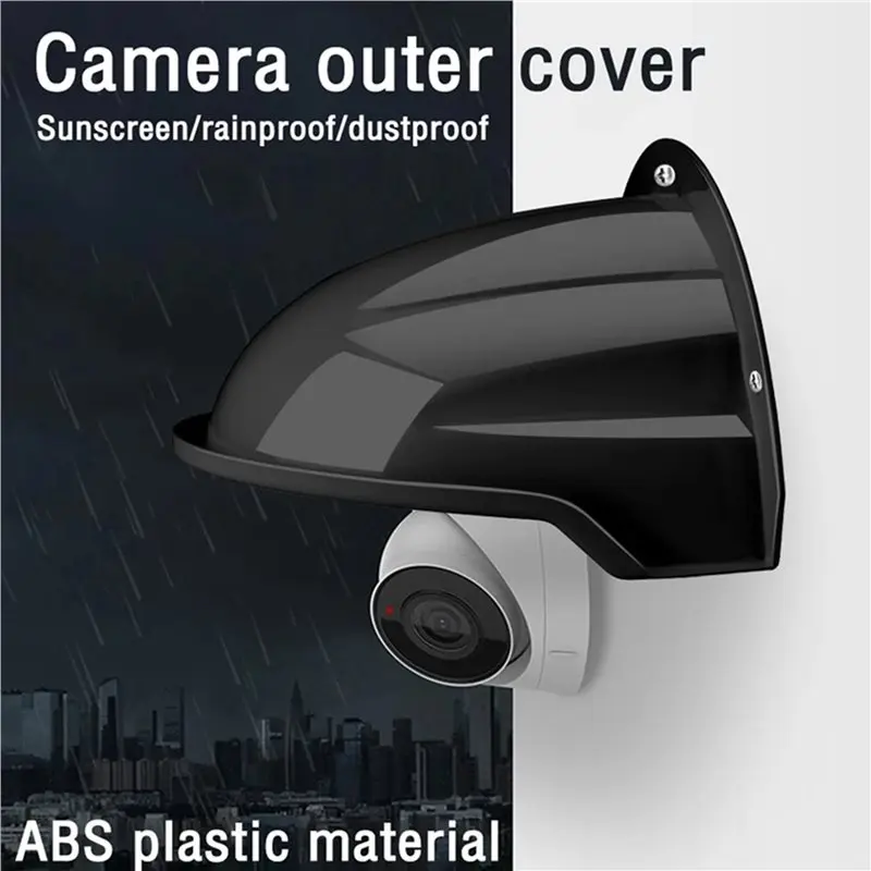 【RECOMENDAR】4X Protective Cover Shield Wall Waterproof Rainproof Cover Outdoor Camera Protection Box Security Camera Outer Cover