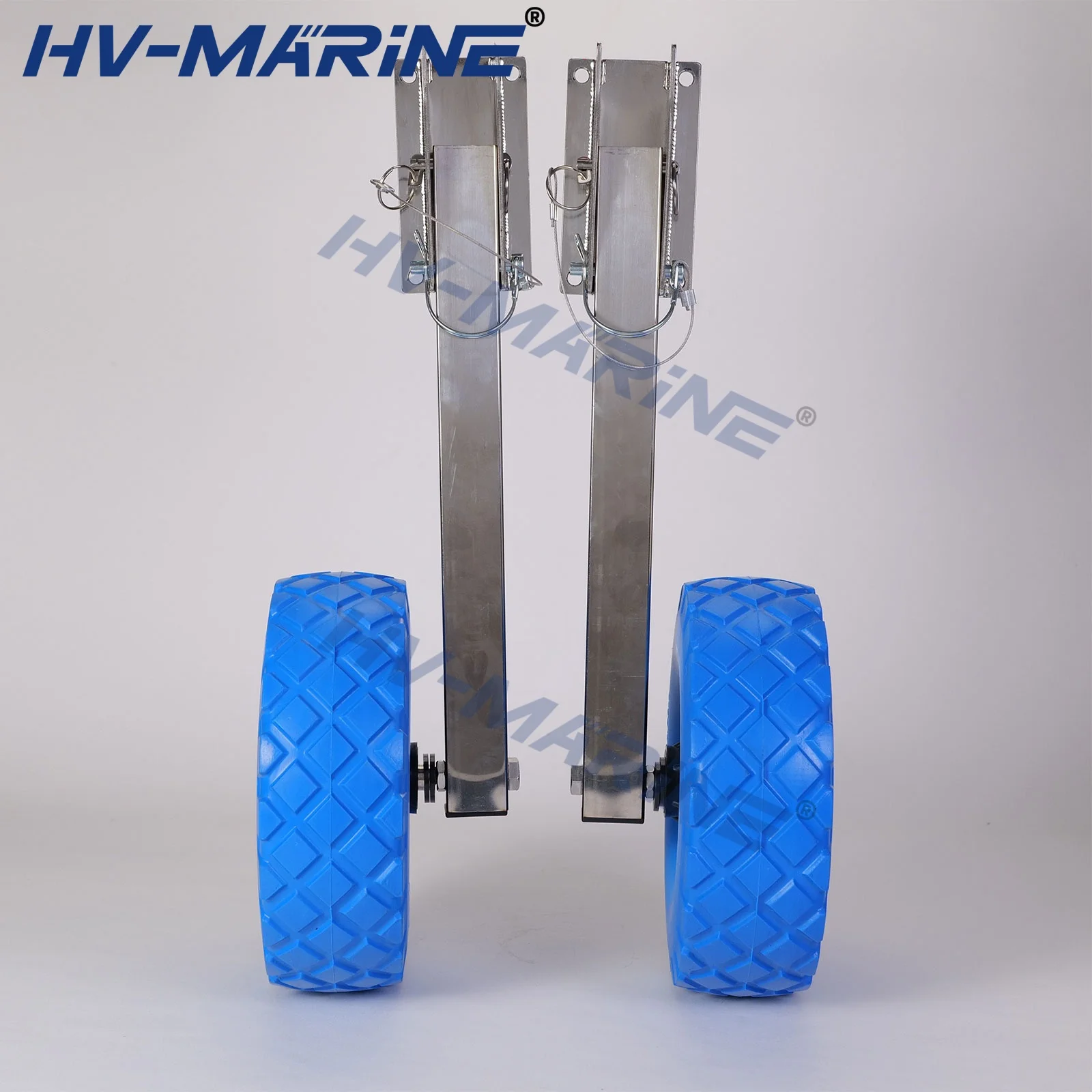 HV-MARINE 2PCS Inflatable Boat Launch Wheel, Rubber Boat Stern Wheel, Assault Boat Wheel, Kayak Stern Wheel