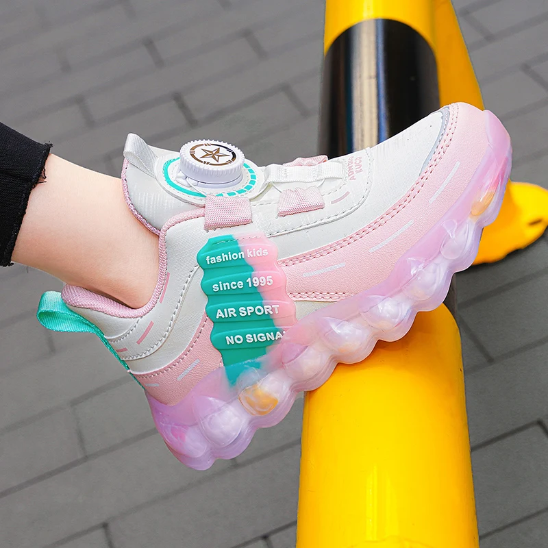 Neue rutschfeste Kinder-Turnschuhe aus Leder für Mädchen im Alter von 5 bis 16 Jahren, lässige Wanderschuhe, rutschfeste Kinder-Jungen-Sport-Lauf-Sneaker – Detail 11