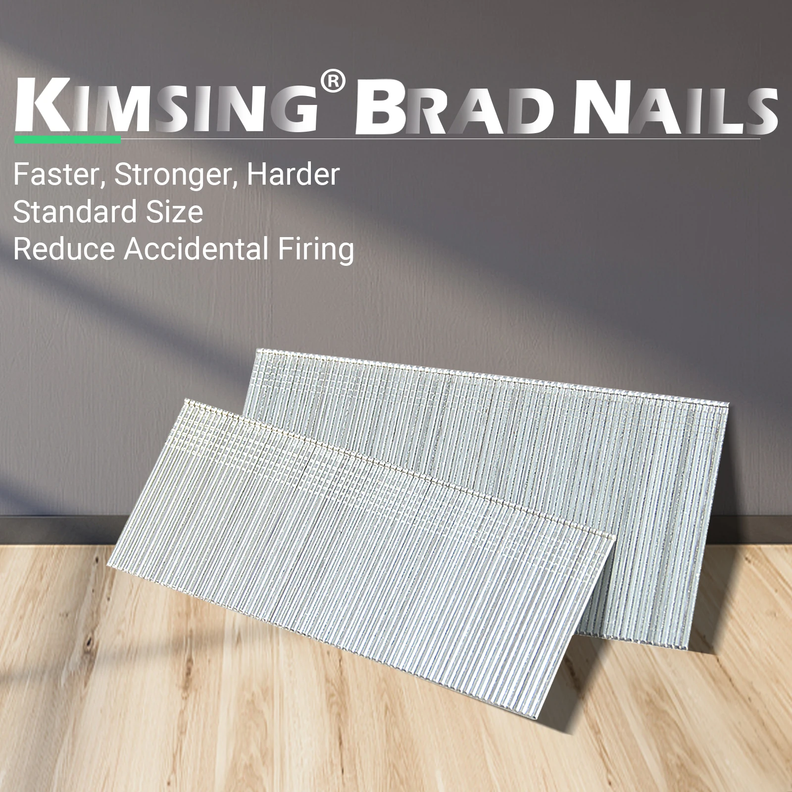 

Nails 18 Gauge F12 12mm Leg Length Galvanized Brad Nails for Pneumatic Finish Nailer, 5000 PCS/Box, for Woodworking, Brad Nails