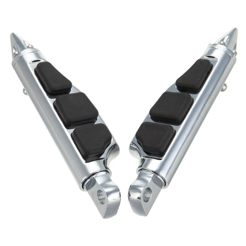 Motorcycle Silver CNC New Footrests Pedals For Harley Electra Glide Road King Street Glide Sportster XL Foot Pegs Footrest