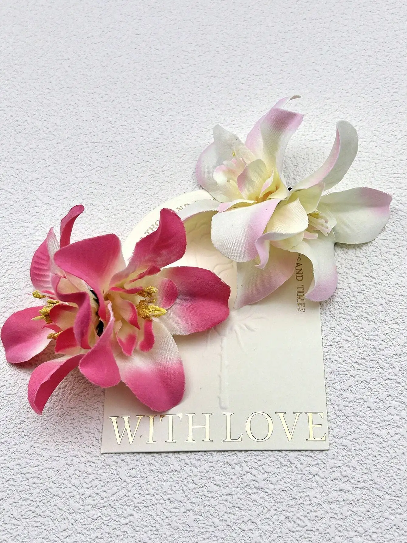 

2pcs Artificial Flower Decor Hair Clip Hair Accessories For Women Girls Gifts Valentine's Day Valentines Claw Clips Hair Claws Hair Barrettes, Head Accessories, Hairpin