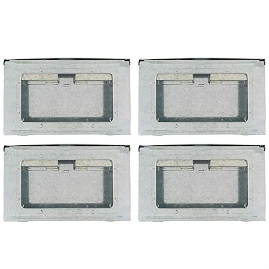 iTrap MultiCatch Humane Mouse Trap with Clear Top Repeater Style 4Pack for Home Office Safe Effective Rodent Control