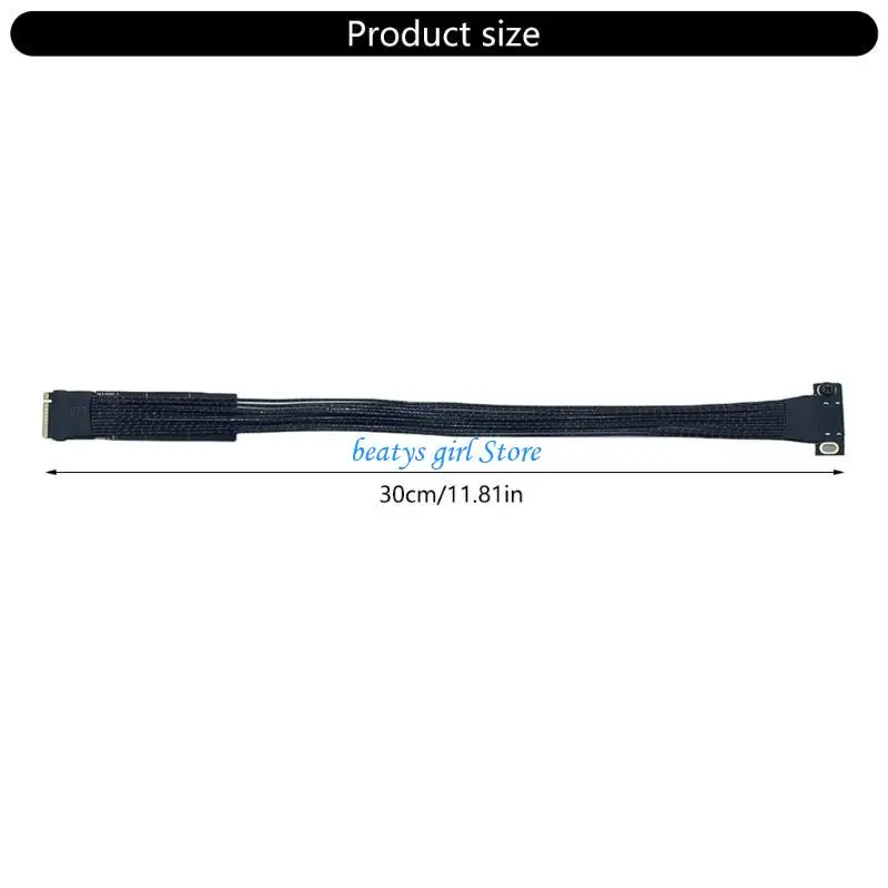 

C7AB Extension Cable M.2 to Oculink 4i for M.2 Mkey NVME to SFF8611 PCIe4.0 Gen4