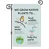 Spring Garden Flag for Native Plants, Wildlife Native Yard Sign jjp
