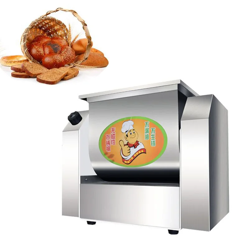Flour Mixer Machine For Bread Pasta Automatic Commercial Dough Kneading Food Meat Fill Machine Industrial Mixing 220v