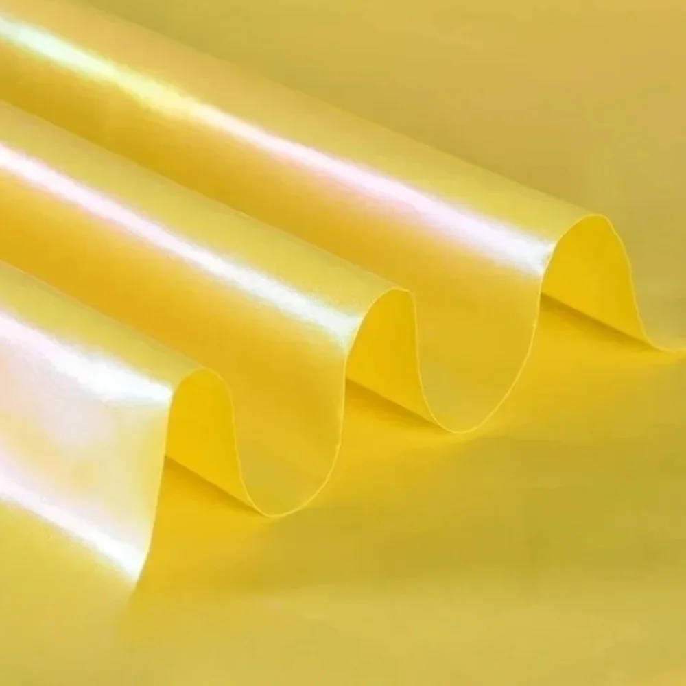 

Down Jacket Fabric Bright Yellow Nylon Waterproof Lightweight Soft Creative Clothing Cloth Diy Sewing Meters Material