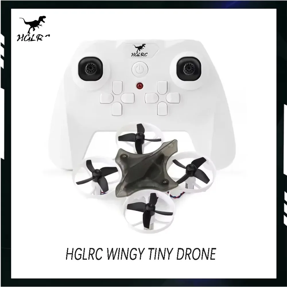 

HGLRC 2025 New Wingy Tiny RC Drone - Beginner-Friendly Remote Control Quadcopter for Novice Pilots