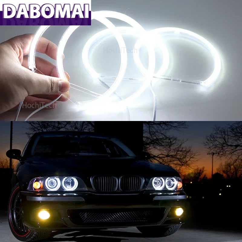 

ДХО для BMW 5 серии E39 OEM 2001 2002 2003 Супер яркий белый цвет 3528 SMD Led Angel Eyes Комплект дневных ходовых огней