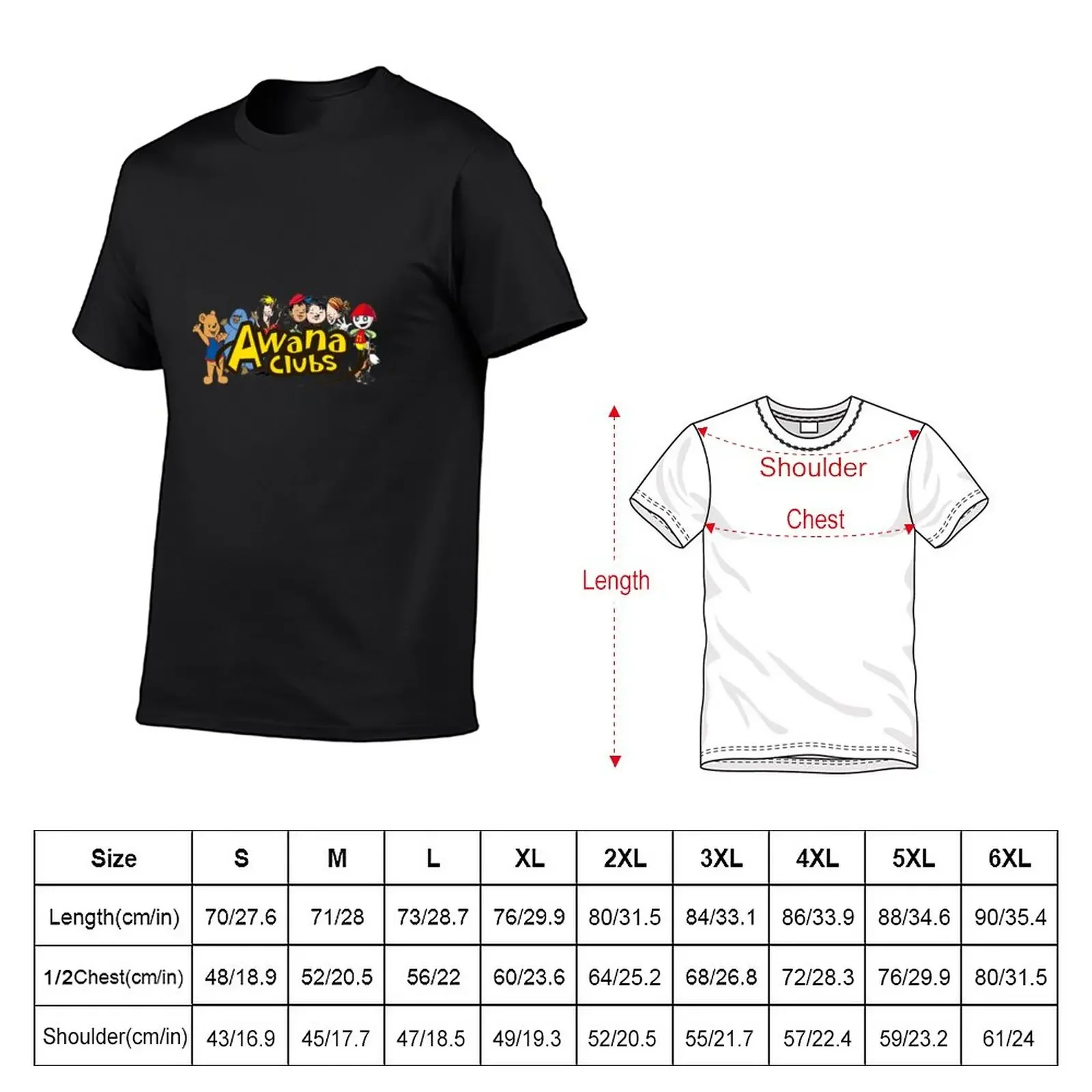 New vintage awana club T-Shirt graphic t shirt summer top new edition t shirt Men's cotton t-shirt