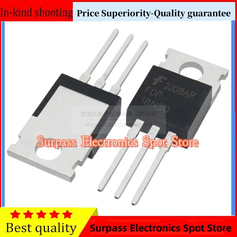 10PCS-100PCS  FDP18N50 TO-220 500V18A NMOS 18N50 Price Superiority-Quality guarantee