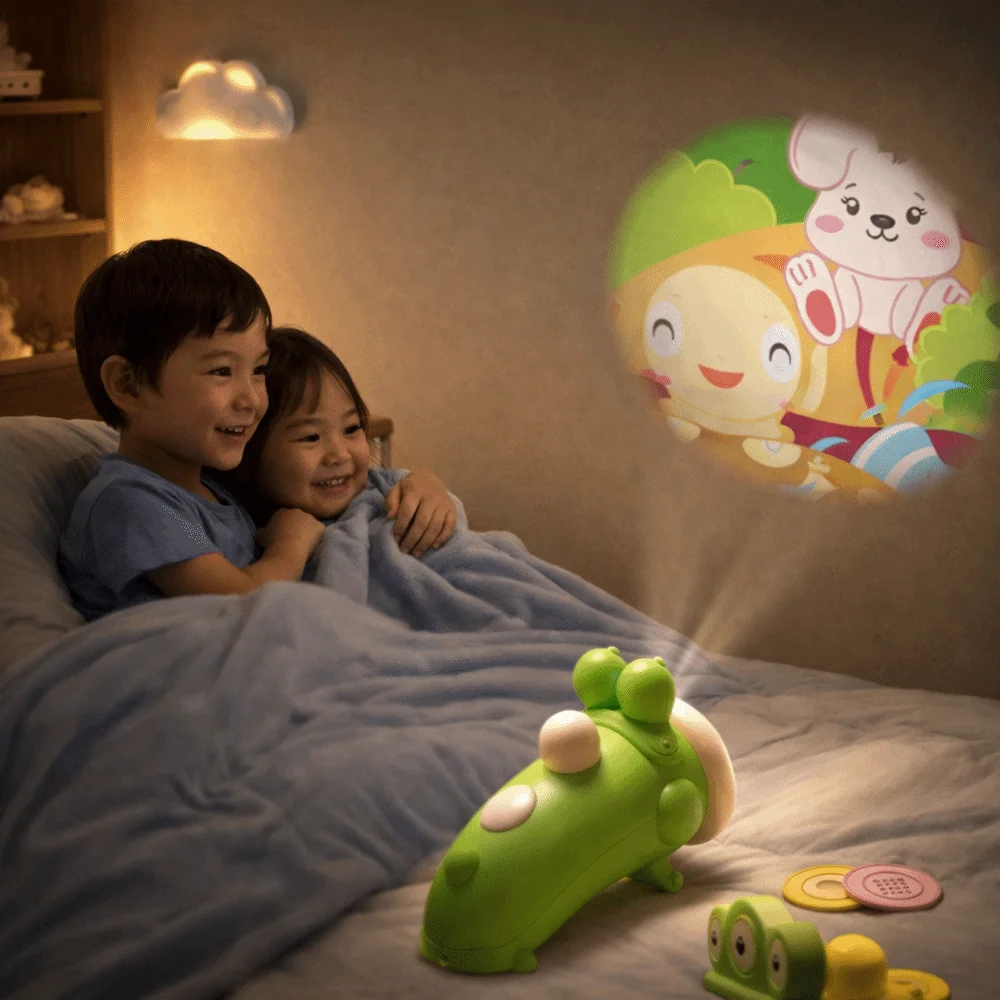 Story Machine Projection Story Toy Flashligh toy Portable Projection Storyteller Baby Sleep Aid Early Education