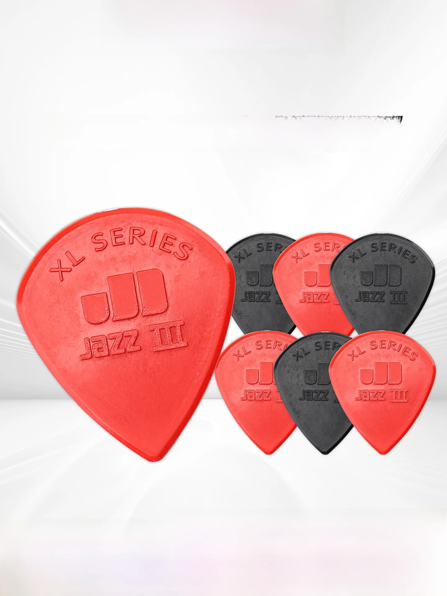 Palhetas de Guitarra Dunlop Jazz3 XL em Nylon, Tamanho Grande, Material Antiderrapante com Imitação de Madeira, Ferramentas d...