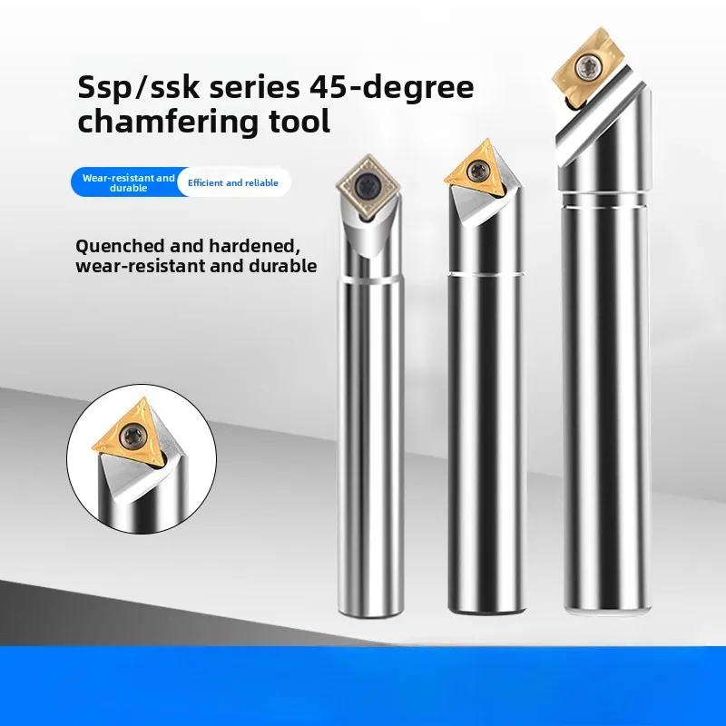 45° indexable chamfer cutter SSK SSP TCM series with shank sizes C16 C20 C25 for APMT1604 inserts