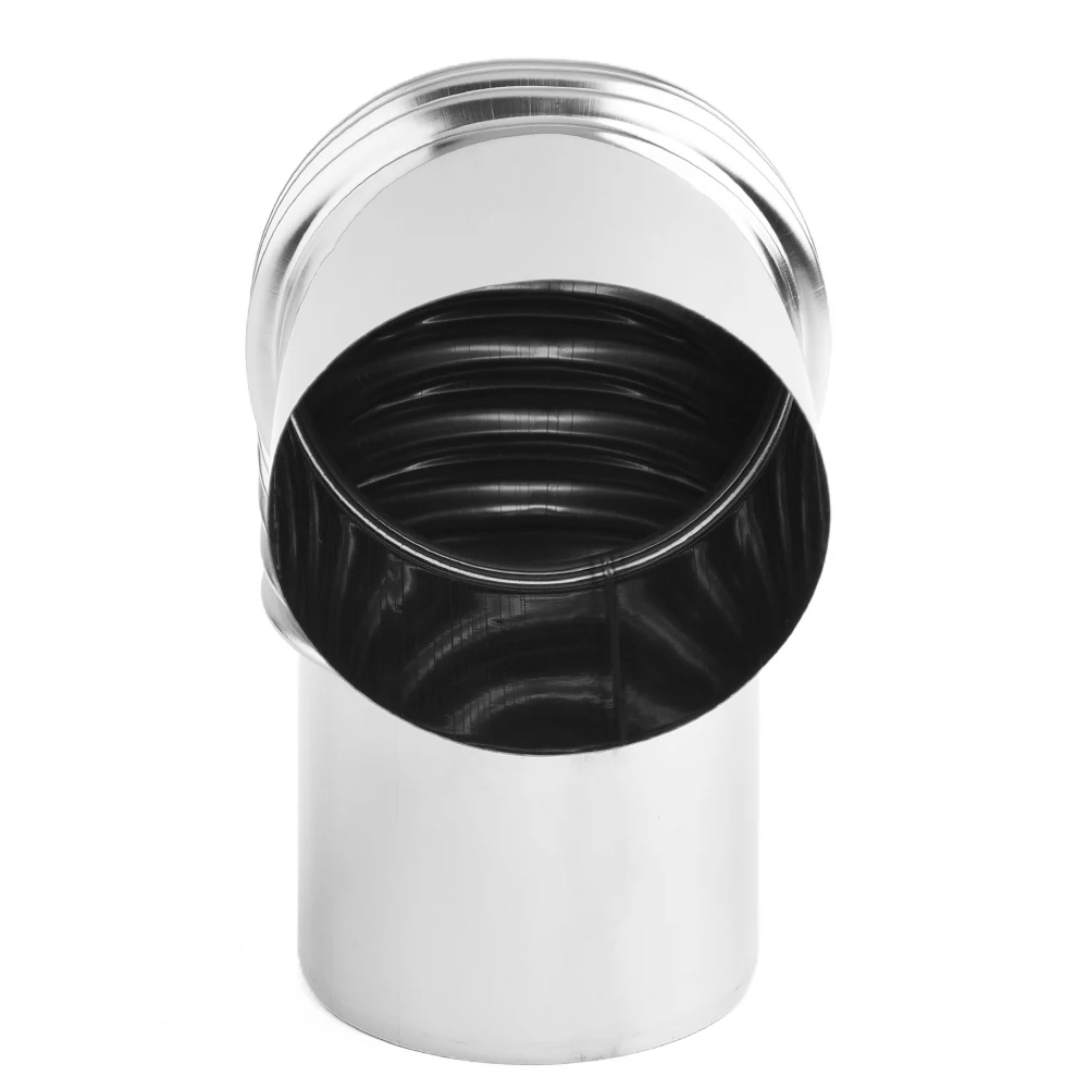 Multiple Usage Elbow Tube 60mm Acid Alkali Anti-rust Elbow Camping Wood Stoves For Outdoor Thermal Tents Multiple