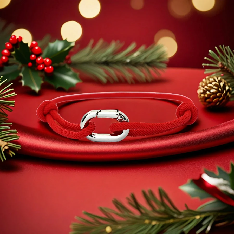 

New Lucky Red String Bracelet Unisex Christmas Wrist Accessories 3mm High Quality Thin Rope Fabric Braslet Sliding Adjustable