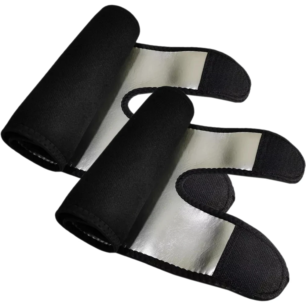 

Silver Ion Thigh Bands 1 Pair Fitness Workout Shaper Wrap For Women Sauna Leg Belt Adjustable Muscle Stabilize Calorie Burn Fat