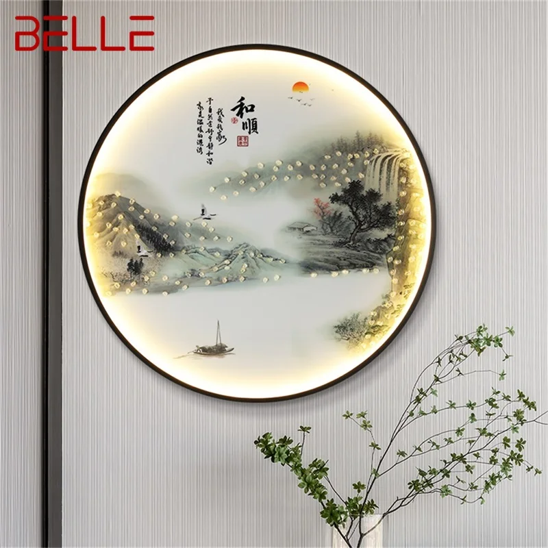 

BELLE Indoor Wall Lamps Fixtures LED Chinese Style Mural Creative Light Sconces for Home Study Bedroom