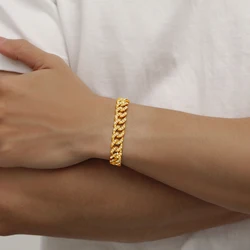 18K Gold D Color VVS1 Moissanite Cuban Link Bracelet For Men 12cm Hiphop Style 2023 Trending Luxury Jewelry Girl For Teen Girls