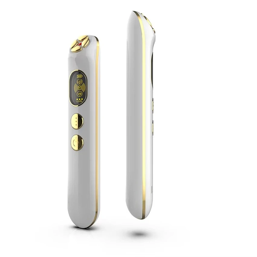 Top Seller Wholesale Home Use Mini Beauty Device Tool 24K Gold Plated Rf Eye Beauty Massager Machine for Eye Lifting