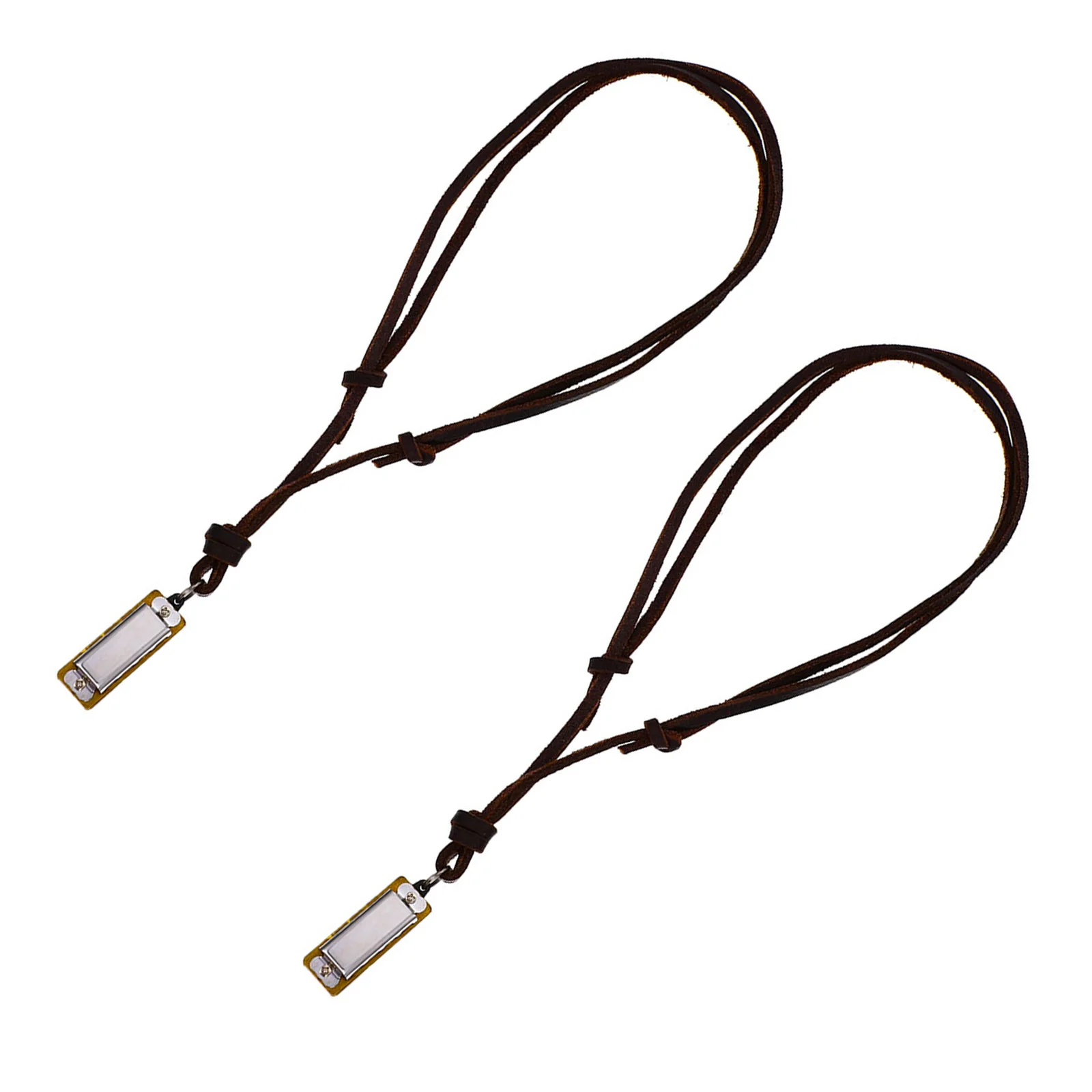 

2Pcs Harmonica Necklace Pendant Musical Charm Exquisite Craftsmanship Perfect Sound Quality Harmonica Necklace Pendant