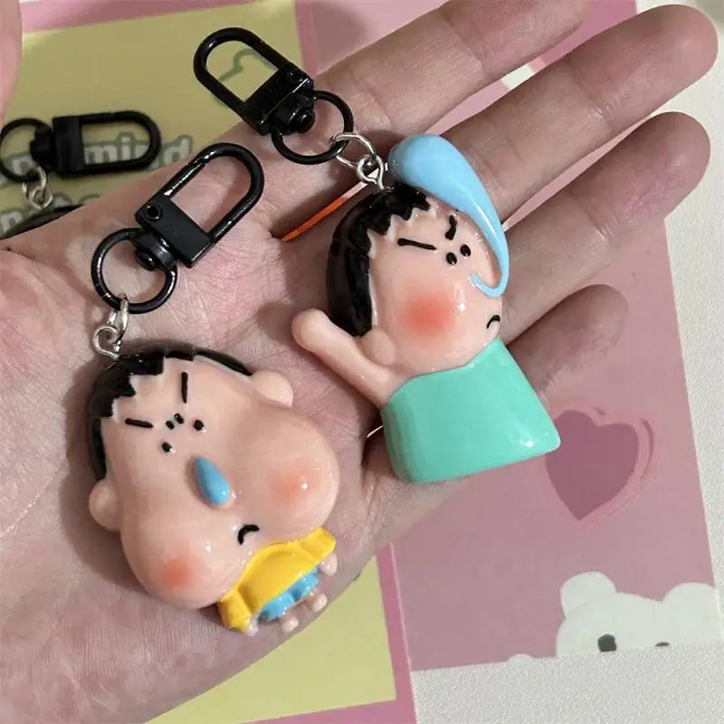 Kawaii Crayon Shin-Chans Nohara Himawari Strange Keychains Funny Bags Pendants Ins Creative Decoration Pendant Gifts For Girls