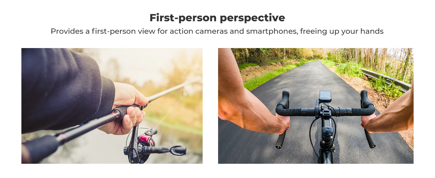 K&F CONCEPT 5 in 1 Brustgurt Rucksackclip Kopf und Handgelenkband für GoPro Hero DJI Osmo Action 5 und Pocket Insta360 Zubehörse – Detail 5