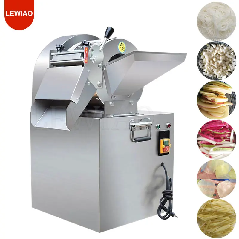 

Electric Commercial Vegetable Slicer Shredder Dicer Chopper Cube Cutter Vegetable Cutting Machine