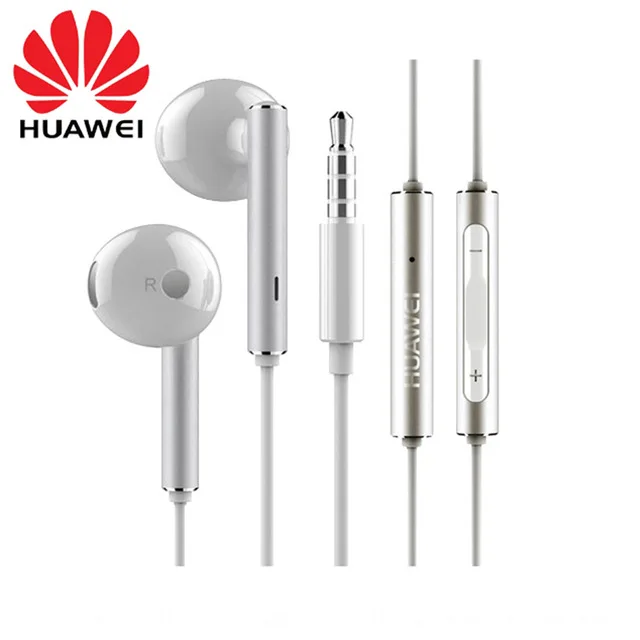 HUAWEI AM116 In ear Earphones with Mic and Metal Volume Control Noise-Cancelling High-Definition Audio Calls for HUAWEI Honor