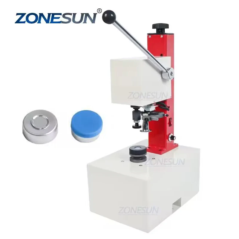 ZONESUN KFJ-1035 10-35MM Semi Automatic Electric Small Vial Bottle Capping Machine