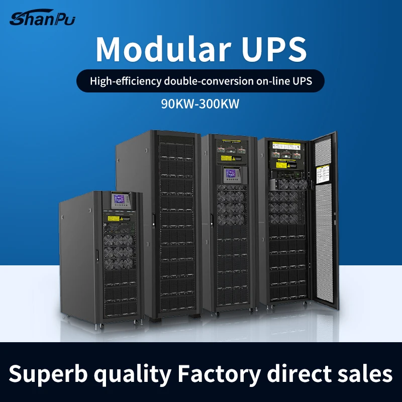 Module SKRM200kw/42U UPS, double Conversion intelligente, fabricant d'UPS triphasé