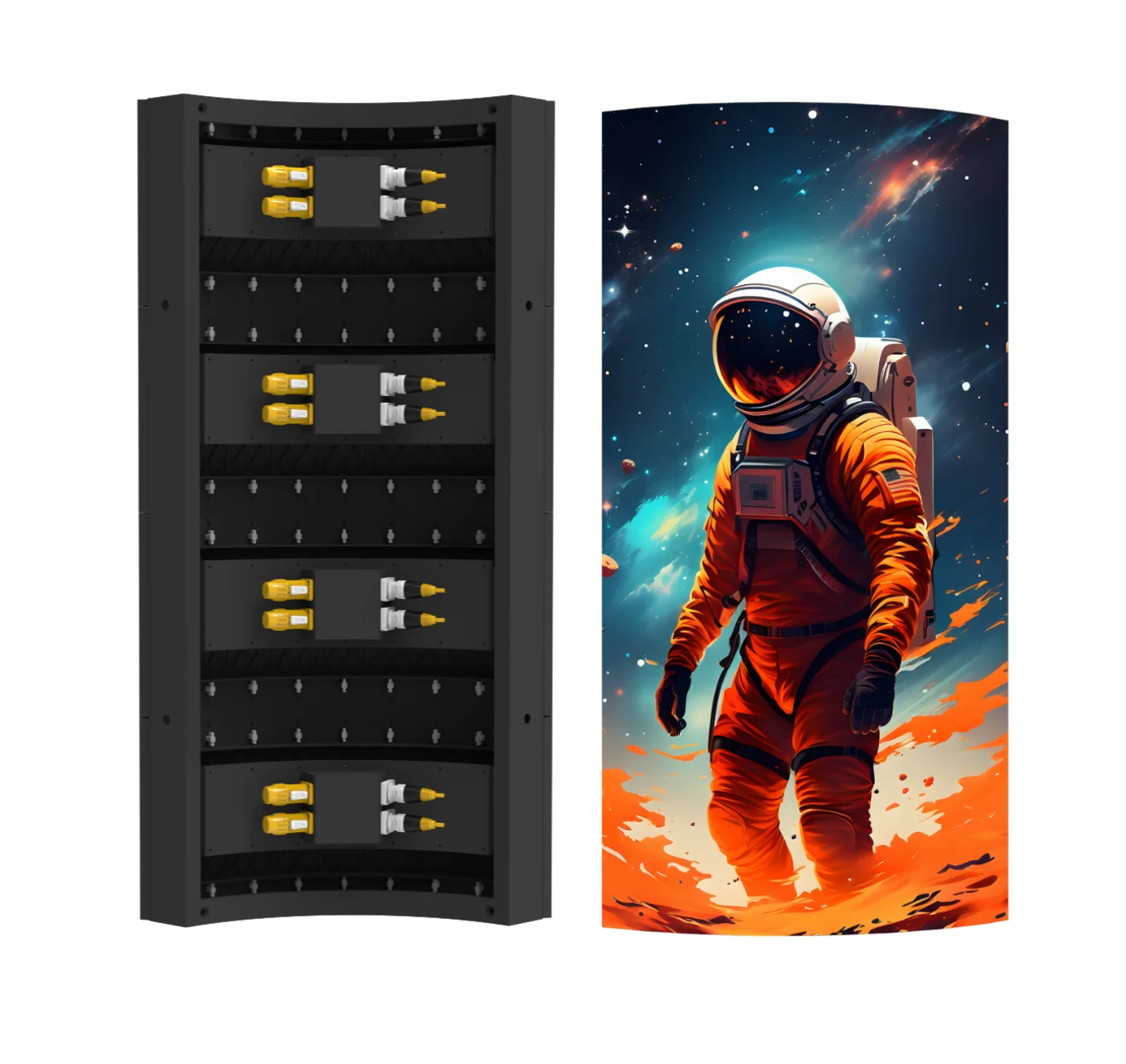 High Resolution Led Video Wall Panels 3d Curved Advertising Outdoor Led Video Wall Display Panel