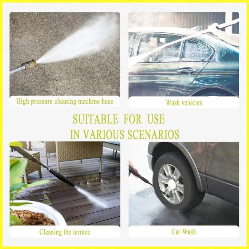 

ABCA-шланг для очистки канализационной дренажной воды 10 м для Karcher K2-K7, набор для очистки шланга для мойки высокого давления, труба для очистки высокого давления