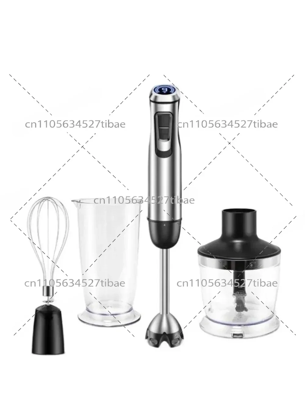 Powerful Rechargeable Portable Hand Mixer Cordless Stick Blender Immersion Electric Hand Blender for Kitchen