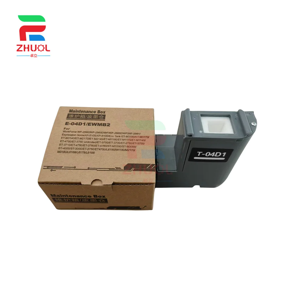3  XApplicable to EPSON T04D1 maintenance box L6276, L6278, L6279, L6298, L6460, L6468, L6490, L6498, 14158 waste ink tank