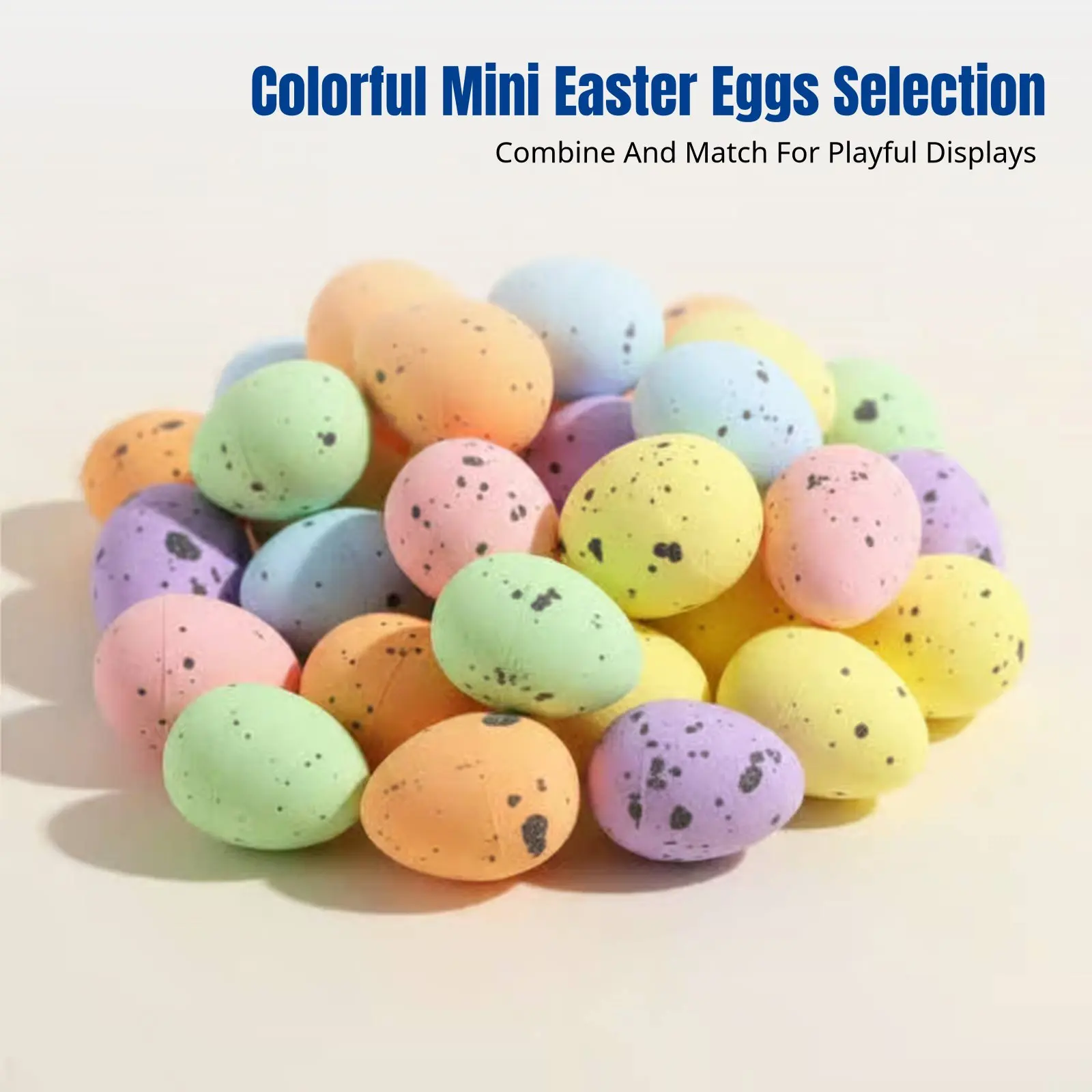 Colorful Foam Easter Eggs, Cartoon Design, DIY Wreath, Holiday Party, Yard Decoration