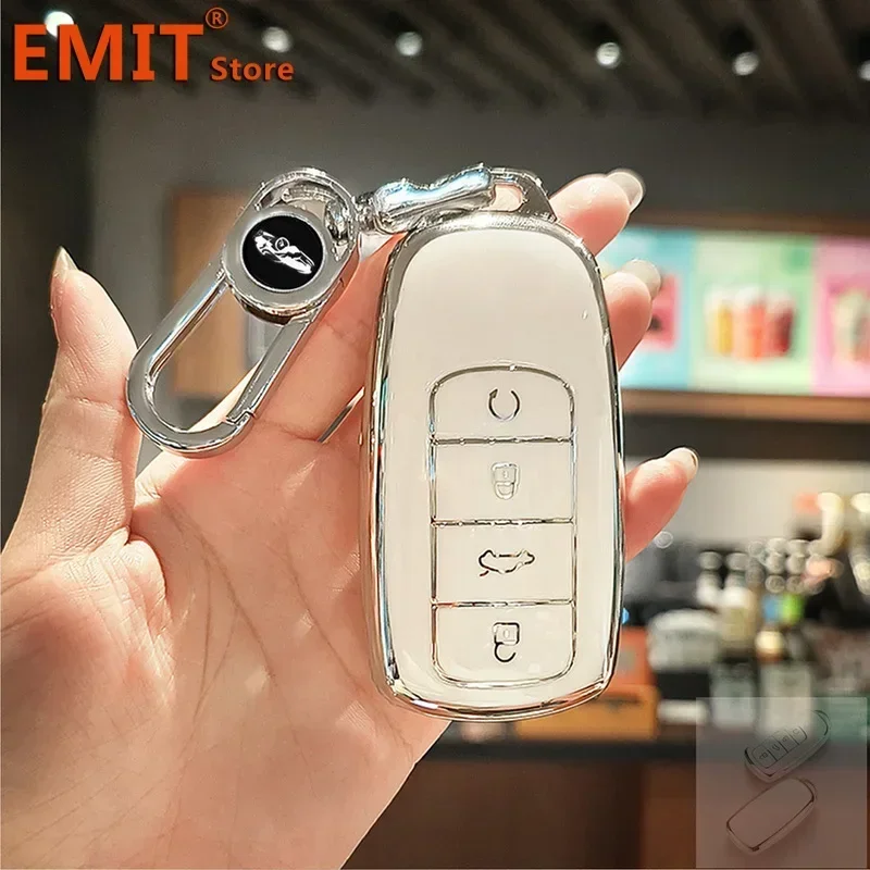 for Chery Jaecoo J7 7 J8 Omoda 5 C5 Arrizo 5 6 PRO Plus Tiggo 7 8 Car Key Case Remote Cover Bag Shell Keychain Fob Accessories 5