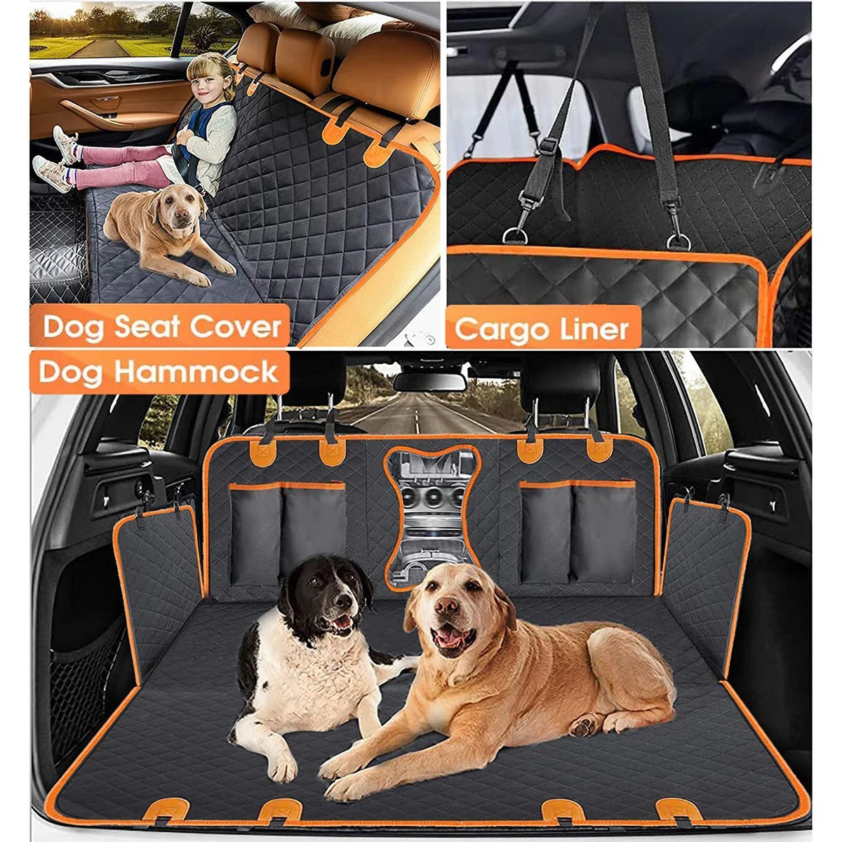 Oxford Cloth Car Seat for Pet, 100% Waterproof, Waterproof, Easy to Install, Dirt Proof, Bite Proof, Anti Slip, Mat